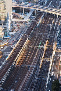 交通城市日本东京城市铁路的观点查看日本东京市的铁路图片