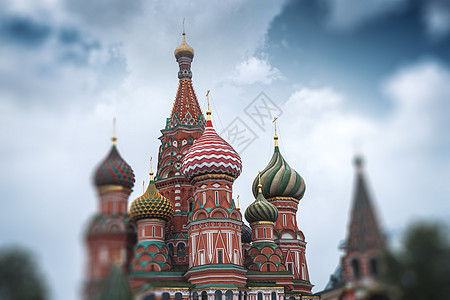 巴西尔大教堂莫斯科红色广场上的东正教教堂,俄罗斯建筑的著名纪念碑图片