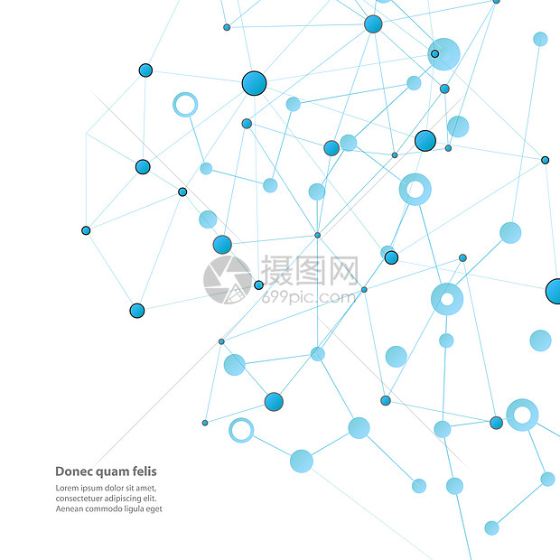 分子键元素的现代矢量现代矢量图片