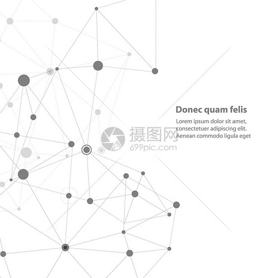 分子键元素的现代矢量现代矢量图片