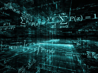 数学公式系列背景成的数学公式元素的角度,以补充您的布局的商业,科学,教育技术图片
