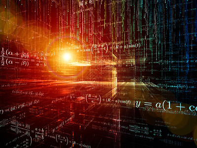 数学公式系列商业科学教育技术的角度数学公式元素进行背景图片