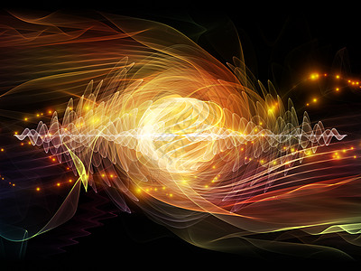 原子系列光分形元素量子力学粒子物理能量问题上的相互作用图片