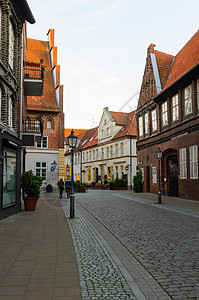 德国卢恩堡的景色德国卢恩堡的街景图片