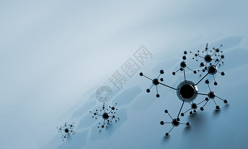 分子链分子链的高科技背景图片