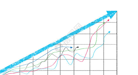 增长背景图像随着的增加而增加营销策略图片