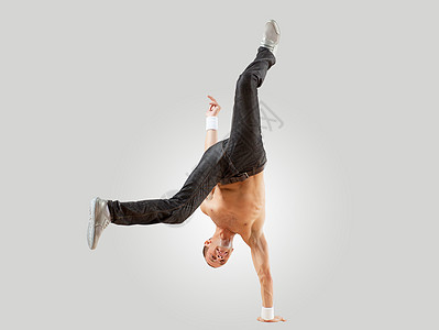 现代风格的舞者摆姿势现代风格的男舞者跳跃摆姿势插图图片