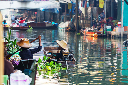 泰国的浮动市场图片