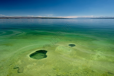 黄石湖温泉,西拇指间歇泉盆地地区,怀俄明州,美国图片