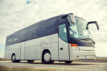 旅行,旅游,公路旅行客运旅游巴士停户外旅游巴士户外行驶图片