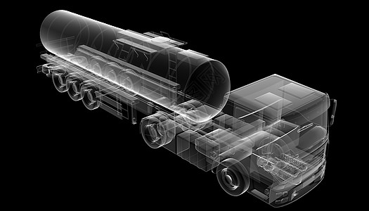 隔离透明油罐车图片