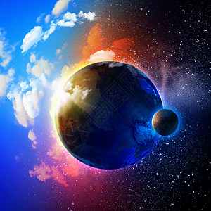 地球地球行星的图像拯救们的星球这幅图像的元素由美国宇航局提供的图片