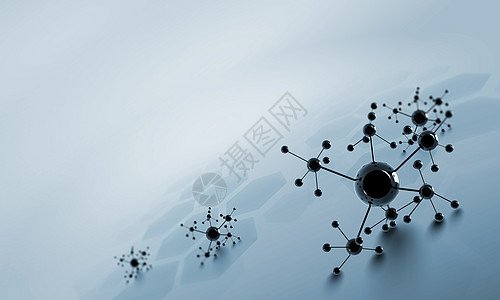 分子链分子链的高科技背景图片