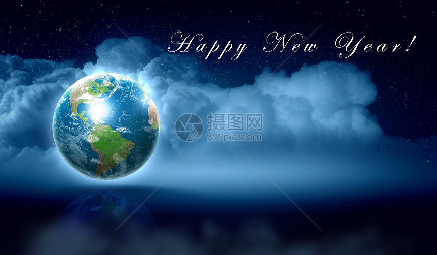 地球象征着们,新年这幅图像的元素图片