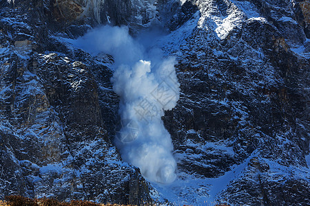 喜马拉雅雪崩图片