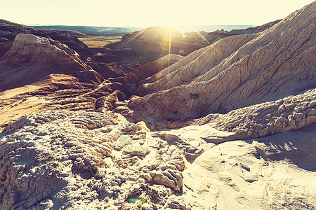 美国内华达州的砂岩地层图片