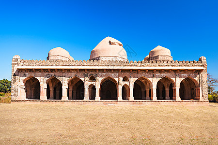 印度马迪亚邦曼杜的旧清真寺图片