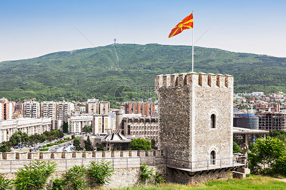 凯尔要塞个历史上的堡垒,位于马其顿斯科普里的旧城图片