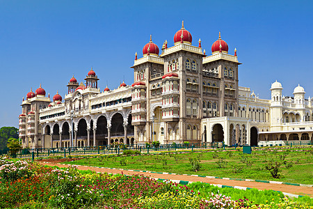 神秘宫,神秘,卡纳塔克邦,印度高清图片