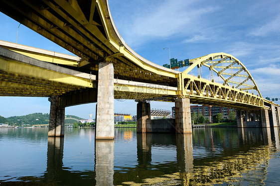 宾夕法尼亚州匹兹堡的桥没品牌名称版权象图片