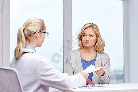 医学,保健,会议人的医生给妇女医院的医疗处方证书图片