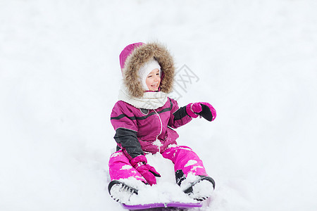 童,雪橇,时尚,季节人的快乐的孩子户外雪橇冬天图片