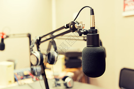 技术,电子音频设备的麦克风录音室电台图片