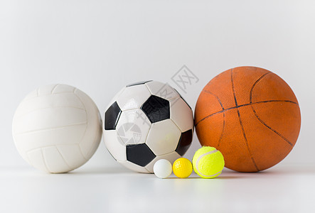 运动,健身,游戏,运动设备物体的同的运动球图片