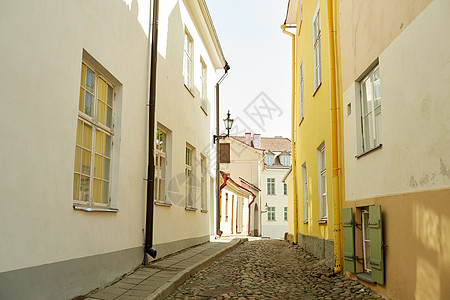 旅游,旅游欧洲建筑爱沙尼亚塔林市的老镇街背景图片