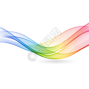 抽象的彩色波抽象的彩色波背景彩虹光谱波图片