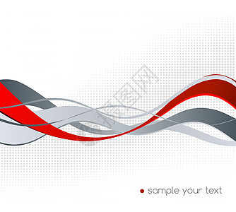 抽象彩色波元素抽象的红色灰色波浪元素红波图片
