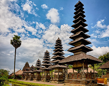 皇家寺庙塔曼阿云,孟维,巴厘岛,印度尼西亚图片