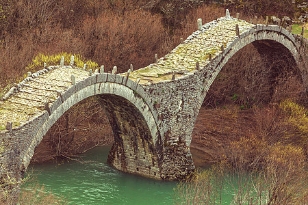 希腊传统的石桥图片