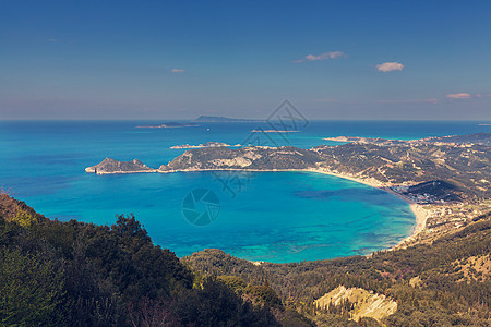 希腊的科孚岛景观图片