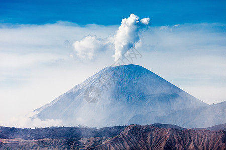日出时的塞默鲁火山,爪哇岛,印度尼西亚图片