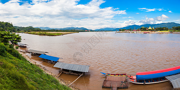 泰国江腊省湄公河金三角图片