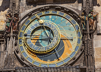 市政厅的天文钟布拉格,捷克共国图片