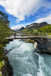 挪威的河流图片