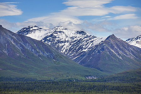 阿拉斯加的山脉图片