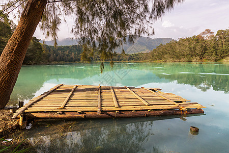 泰拉加瓦马湖,登高原,贾瓦,印度尼西亚图片