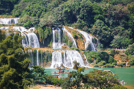 越南的戈克德天瀑布图片
