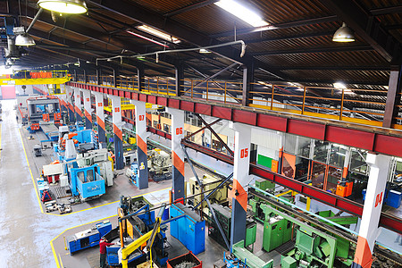 安全生产月展板工业工厂钢铁机械零件现代室内大厅背景