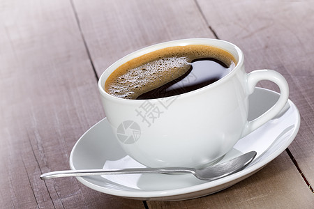 杯黑咖啡背景图片