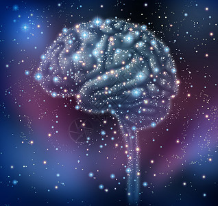 大脑智能发现与人类的大脑形状,由恒星行星个招手个神经健康的研究解决方案图片