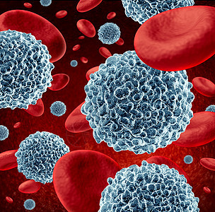 白细胞流经红细胞,人类免疫系统抵御感染的微生物学标志,保护身体免受传染病的侵袭背景图片