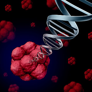干细胞DNA干细胞遗传学的,生物细胞的三维插图,丝分裂发现人类与双螺旋链,染色体出现医学科学保健研究的符号图片