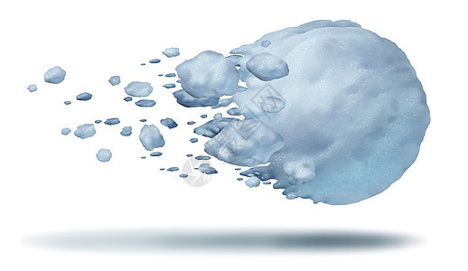 雪球投掷雪球投掷图标个漂浮投掷冻结的冬季冰晶球体物体白色背景上,投下阴影寒冷冬季天气的象征,季节趣的活动与3背景图片