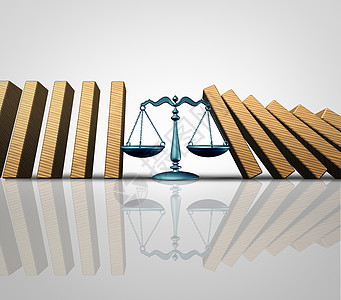 法律帮助律师服务的,下降的多米诺骨牌,由个司法规模法律援助解决问题的隐喻个三维的例子图片