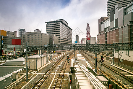 大阪火车站城市景观日本图片