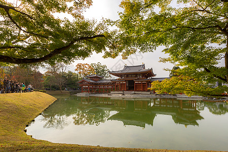 日本京都市Uji镇的Byodoin寺图片